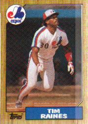 1987 Topps Baseball Cards      030      Tim Raines